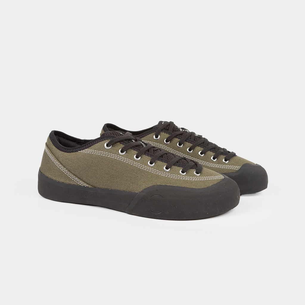 Olive Canvas Village PM 1.30 PM Skate Shoes
