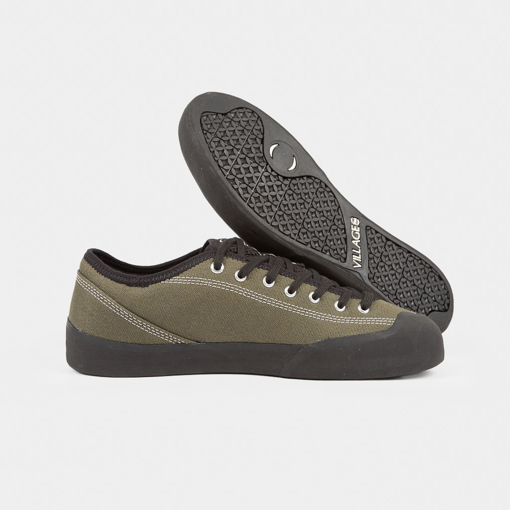 Olive Canvas Village PM 1.30 PM Skate Shoes