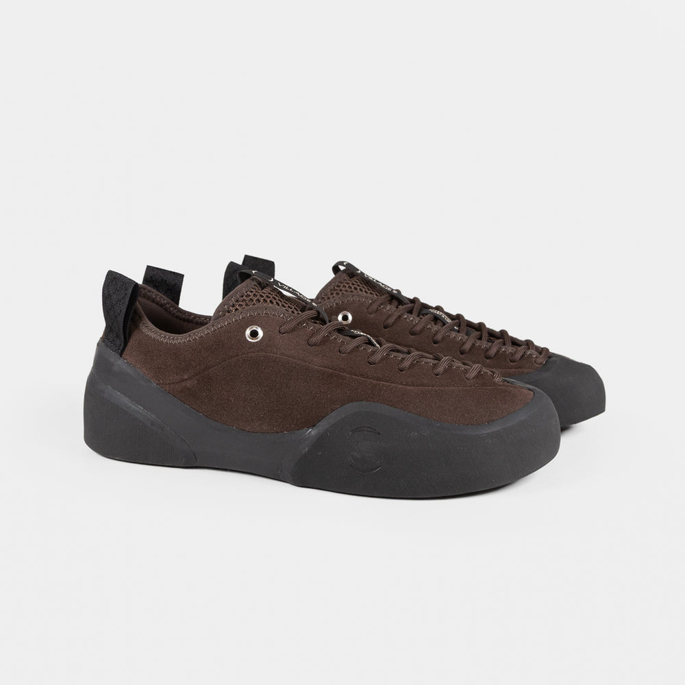 Chocolate Brown Suede Village PM 1.00 PM Skate Shoes 