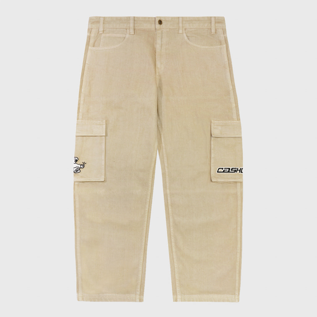 Cash Only - Aleka Denim Cargo Jeans - Khaki | Welcome Skate Store