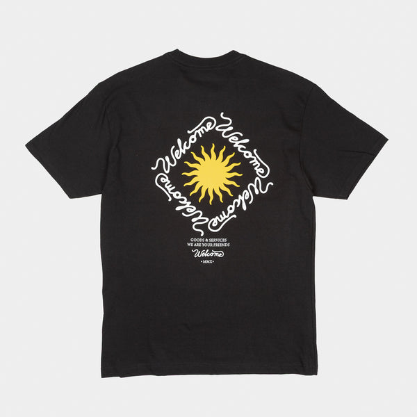 Welcome Skate Store - Sun T-Shirt - Black