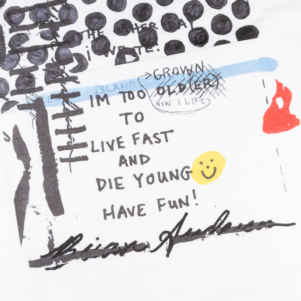 Welcome Skate Store Vague Skate Mag Brian Anderson Live Fast T-Shirt