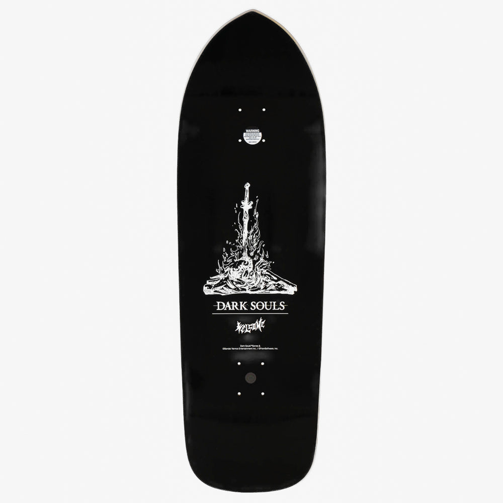 Welcome Skateboards 10.5" Dark Souls Cinder On Magic Bullet Skateboard Deck Top Graphic