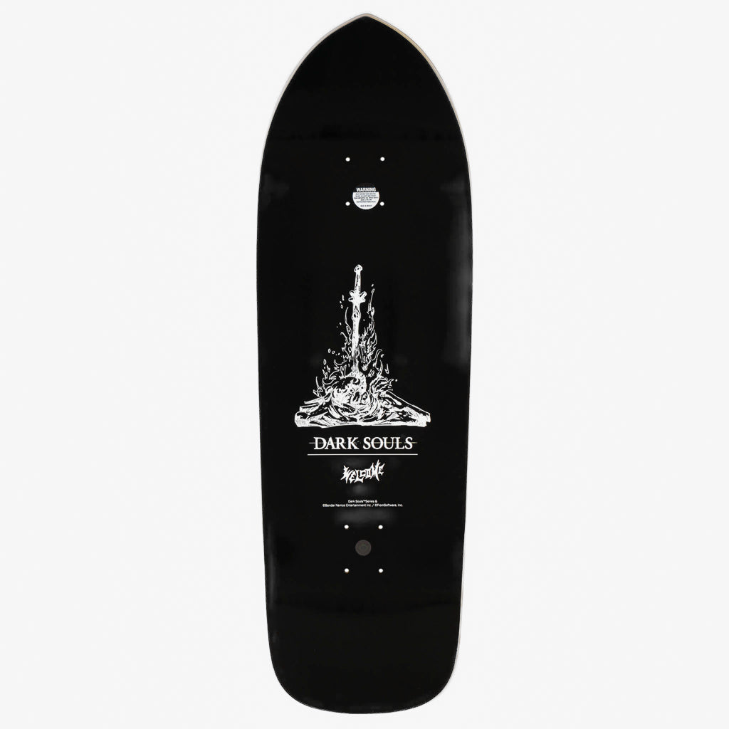 Welcome Skateboards 10.5" Dark Souls Cinder On Magic Bullet Skateboard Deck Top Graphic