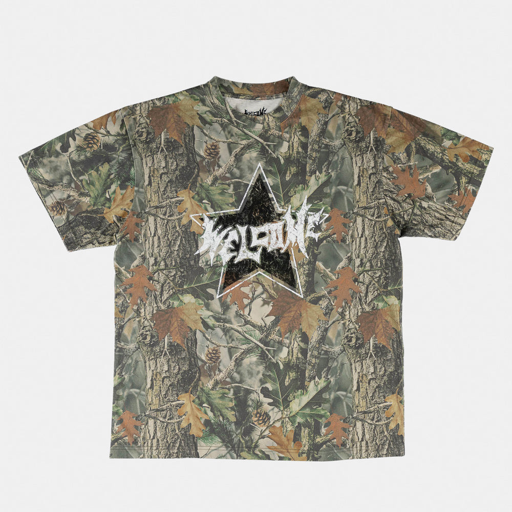 Welcome Skateboards Allstar Boxy Tree Camo T-Shirt
