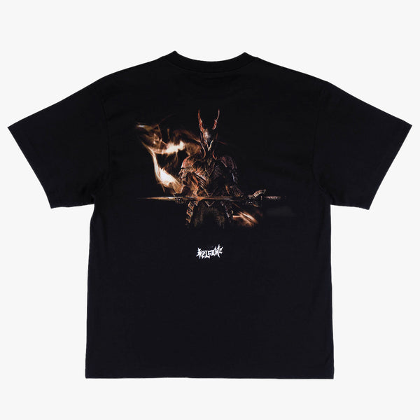 Welcome Skateboards - Dark Souls x Black Knight Boxy T-Shirt - Black
