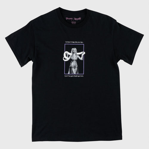 Welcome Skateboards - Britney Spears Princess T-Shirt - Black