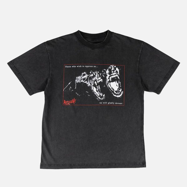 Welcome Skateboards - Snarl Boxy T-Shirt - Vintage Black