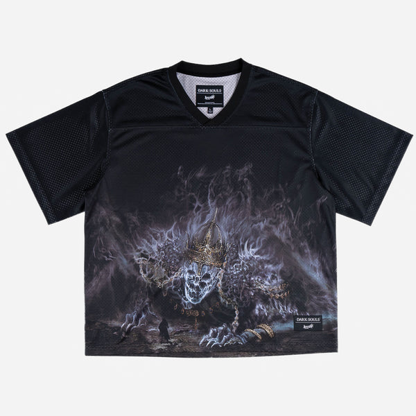 Welcome Skateboards - Dark Souls x Wolnir Mesh Football Jersey - Black