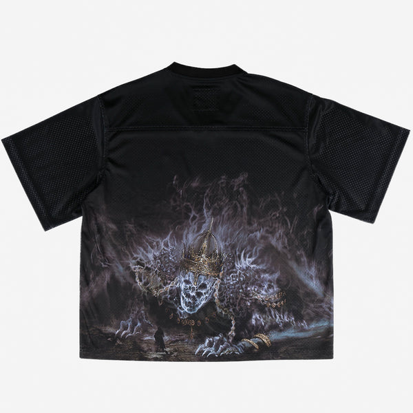 Welcome Skateboards - Dark Souls x Wolnir Mesh Football Jersey - Black