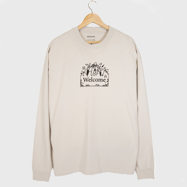 Welcome Skate Store - Wizzy Longsleeve T-Shirt - Faded Bone