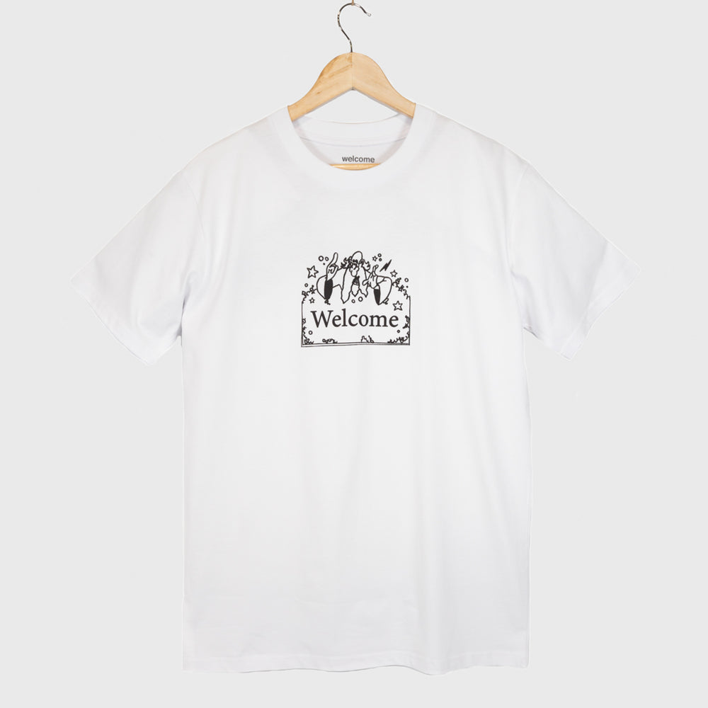 Welcome Skate Store Wizzy White T-Shirt