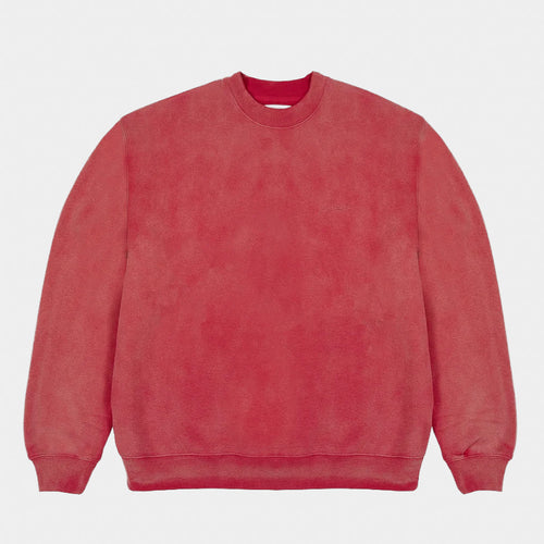 Yardsale - Bleachwave Crewneck Sweatshirt - Red