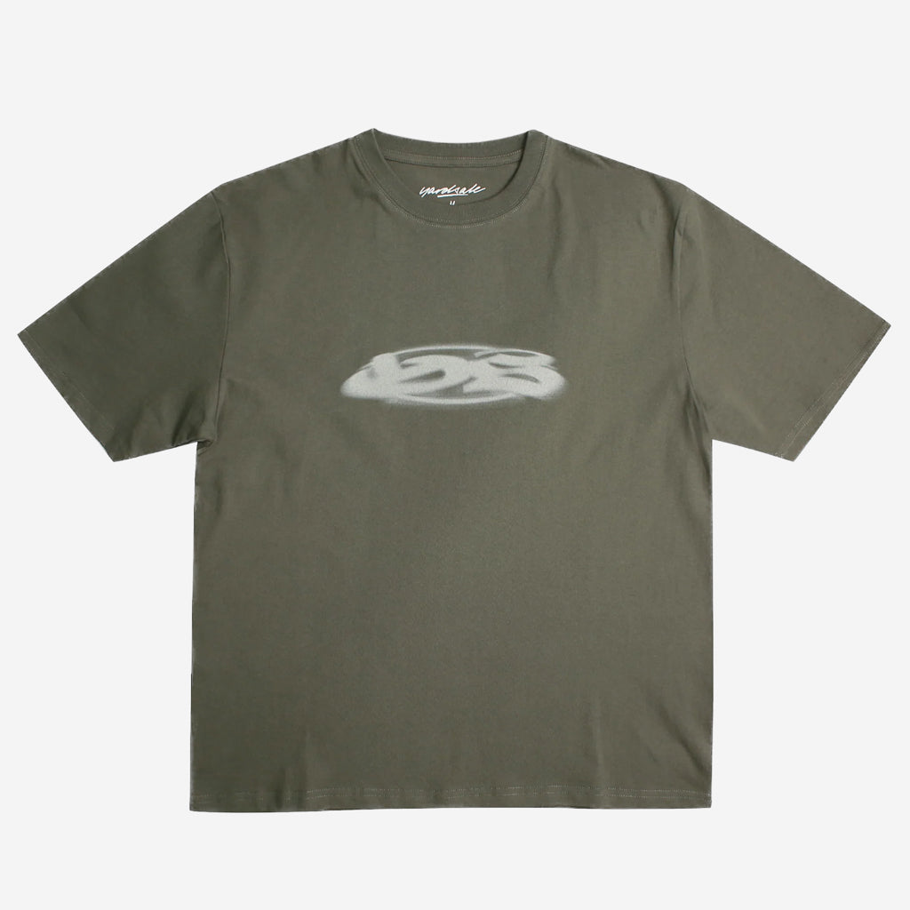 Yardsale Olive Green Blur T-Shirt