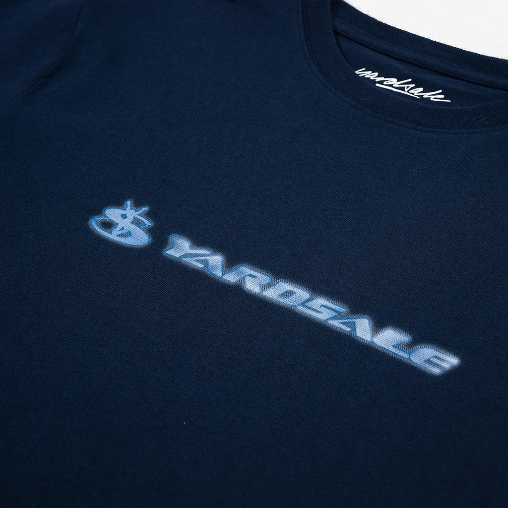 Yardsale Darkwave Navy T-Shirt Front Print