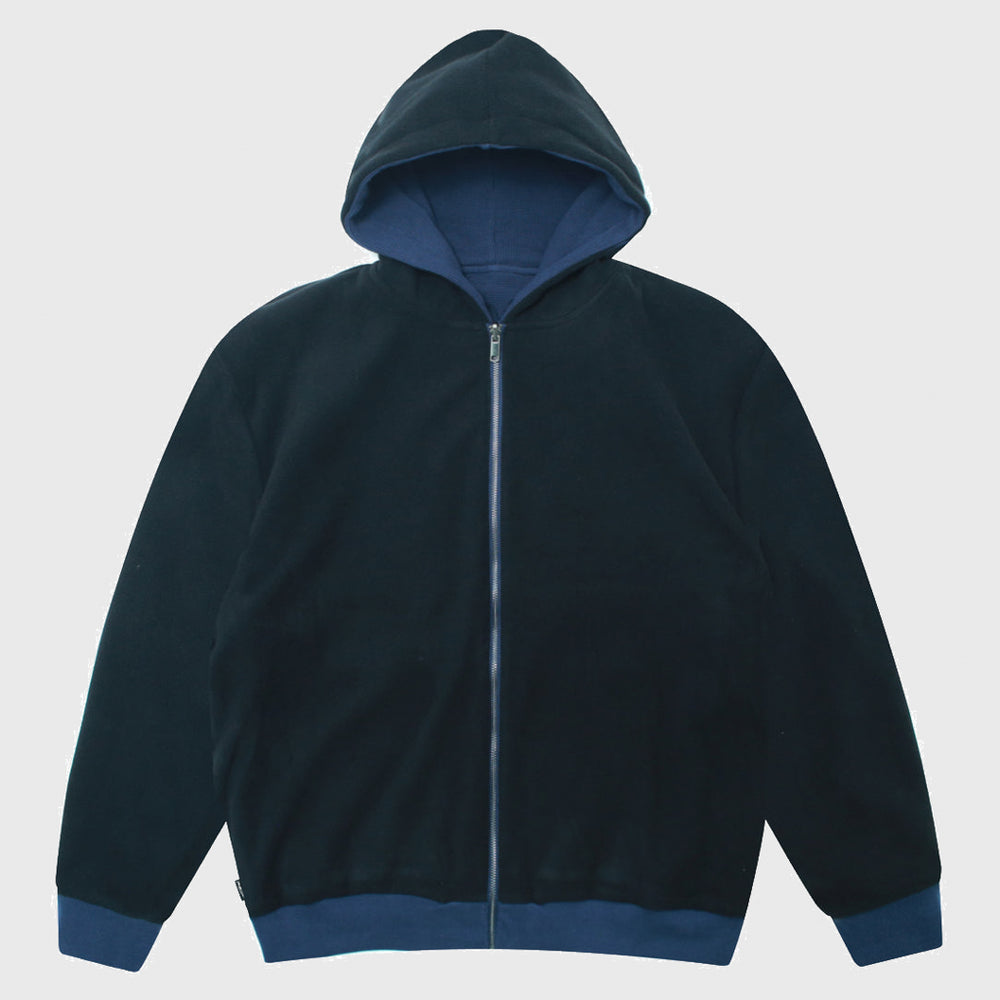 Yardsale Navy Exo Hooded Zip Sweatshirt 