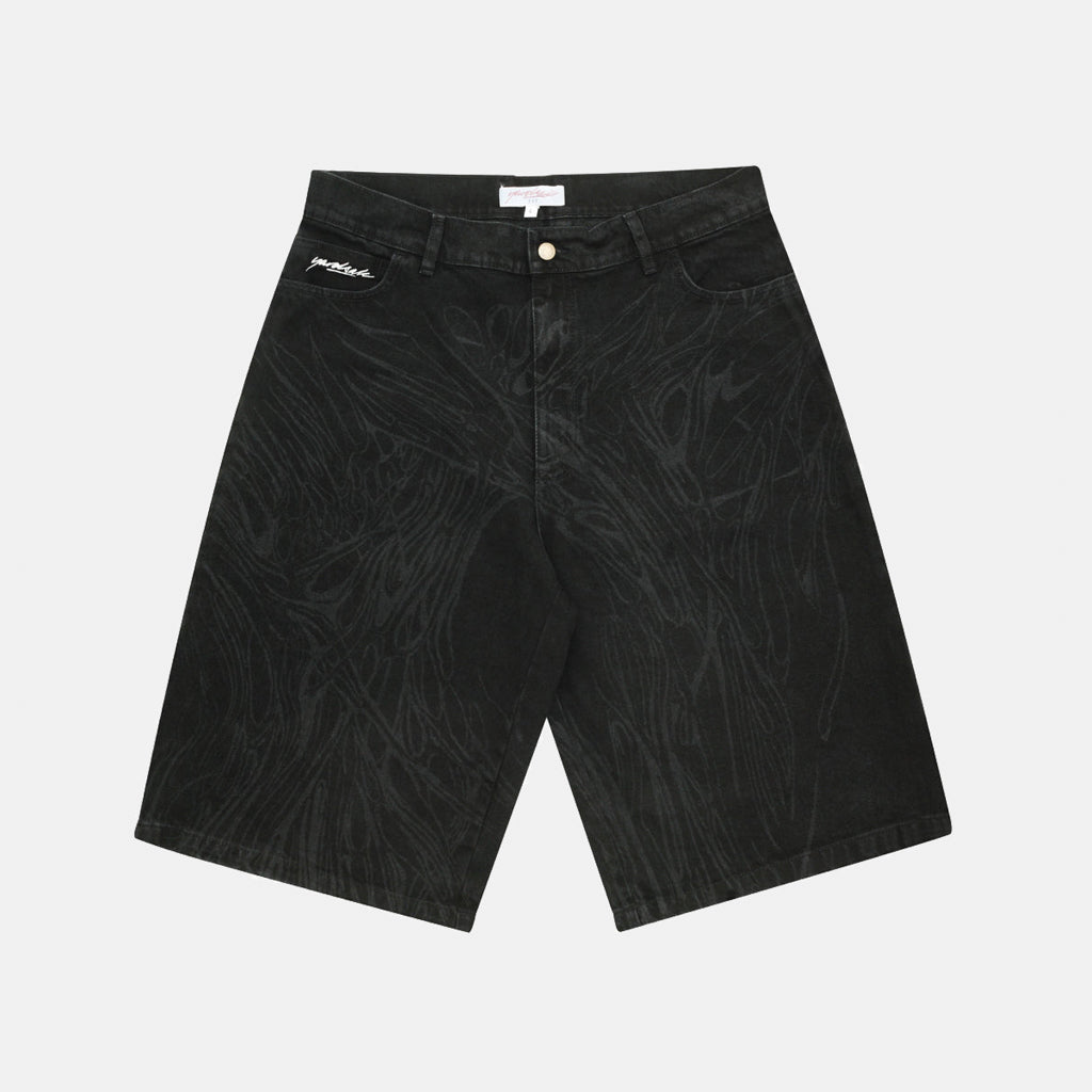 Yardsale - Ripper Denim Shorts - Black | Welcome Skate Store