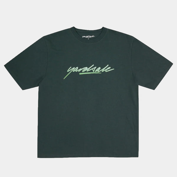Yardsale - Script T-Shirt - Green