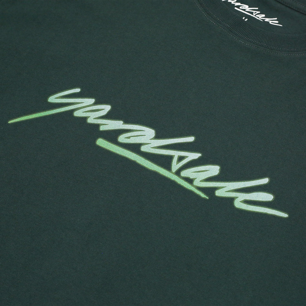 Yardsale Script Dark Green T-Shirt Front Print