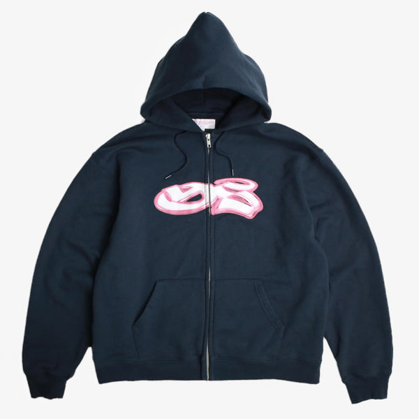 Yardsale - Spray Zip Hooded Sweatshirt - Navy