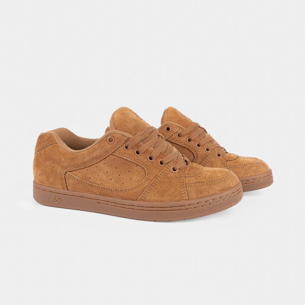 eS Footwear Brown Suede And Gum Soled Accel 1995 Skate Shoes