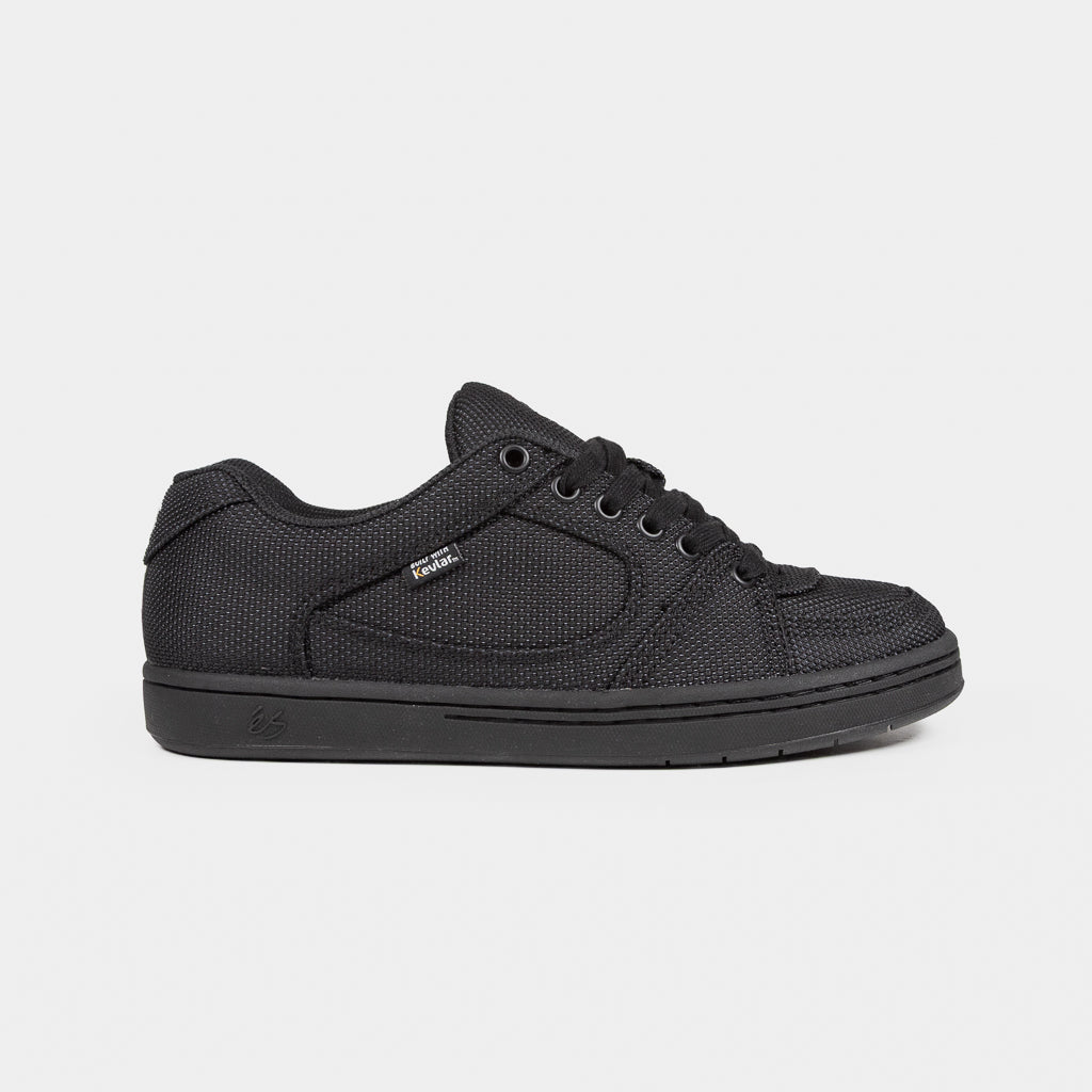 eS Footwear Black Kevlar Accel Shoes
