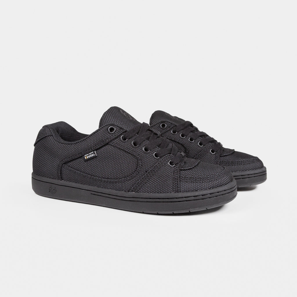 eS Footwear Black Kevlar Accel Shoes