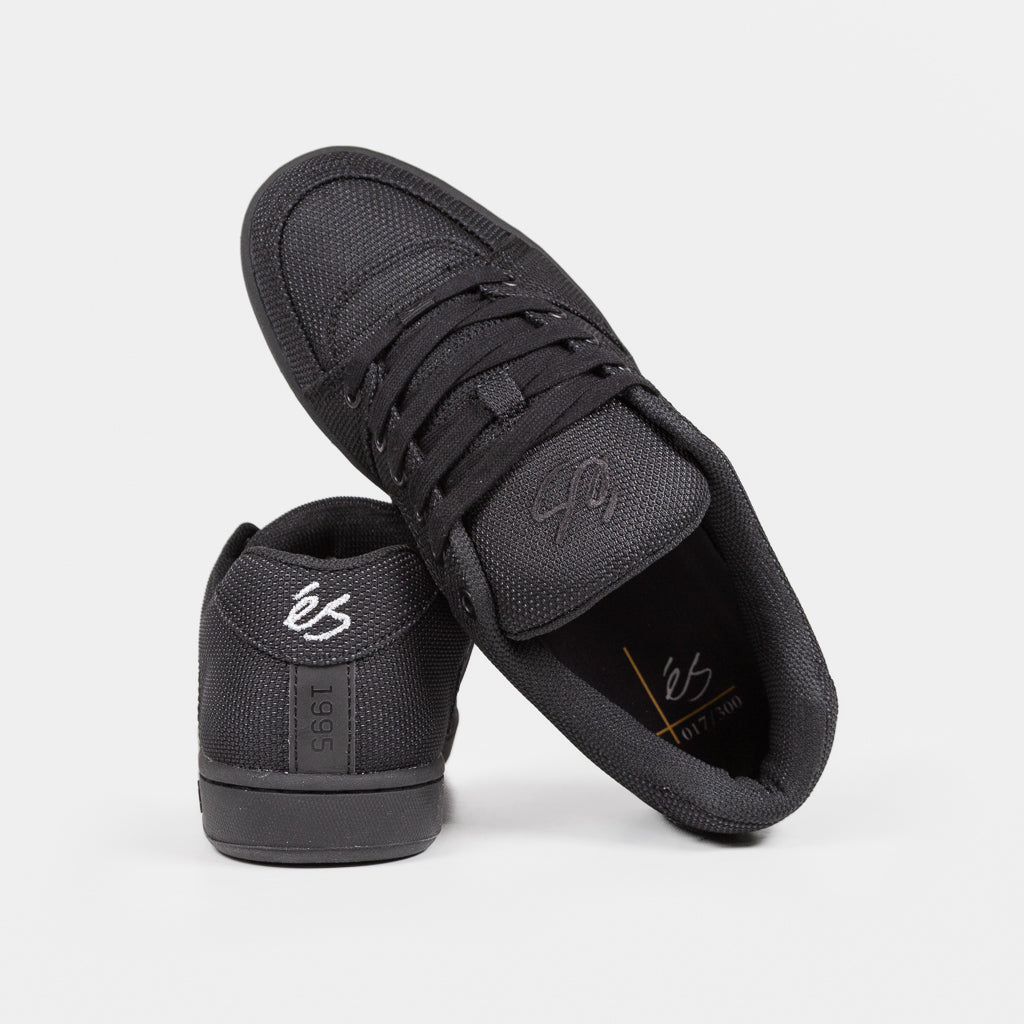 eS Footwear Black Kevlar Accel Shoes