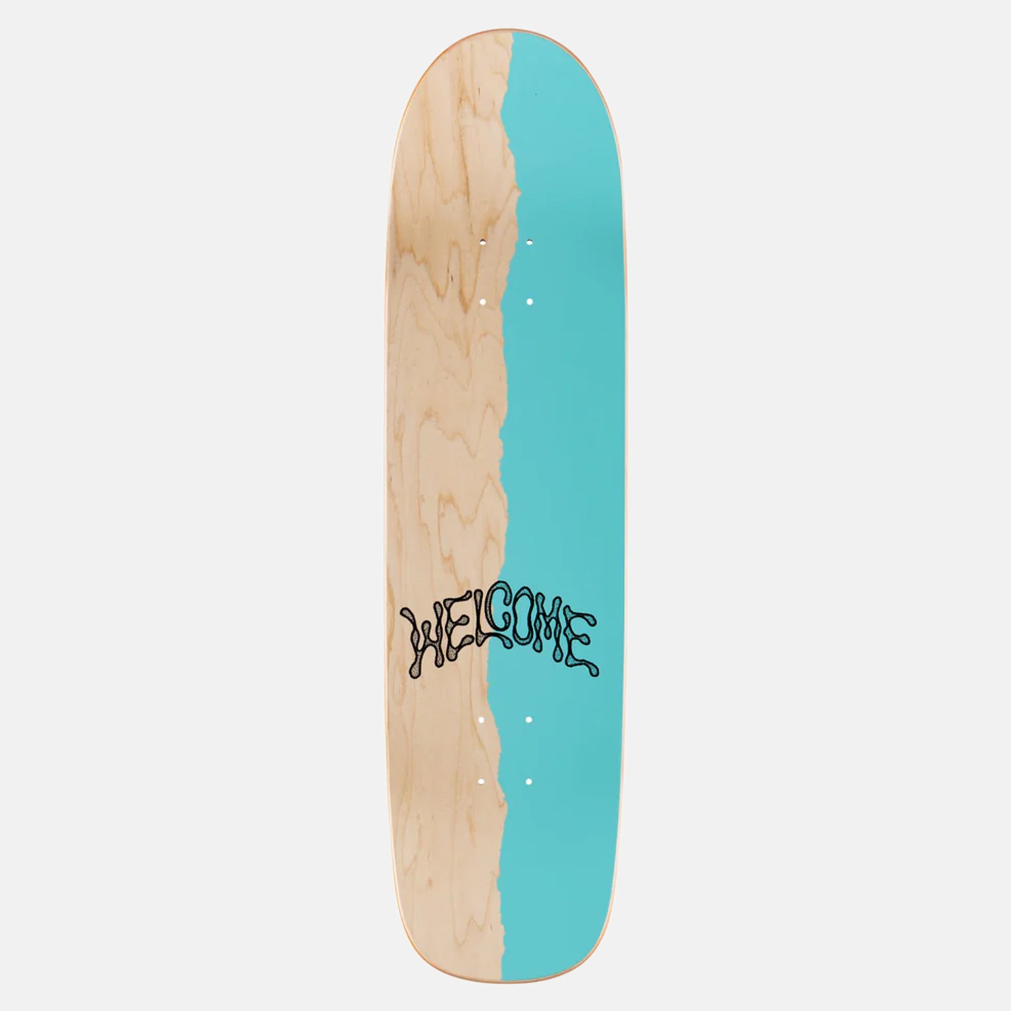 Welcome Skateboards - 8.38" Sloth On Son Of Planchette Skateboard Deck - Black / Lavender