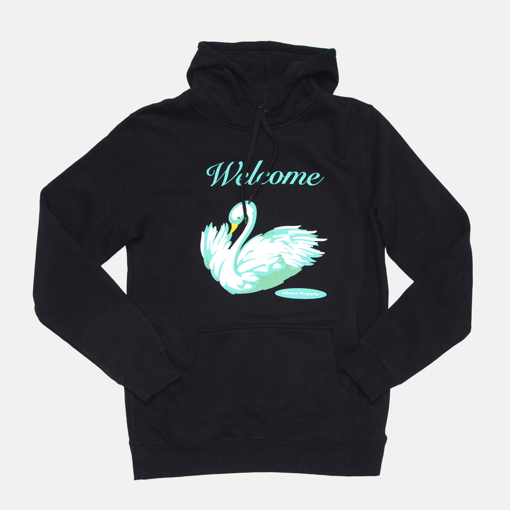Welcome Skate Store - Swan Hoody - Black