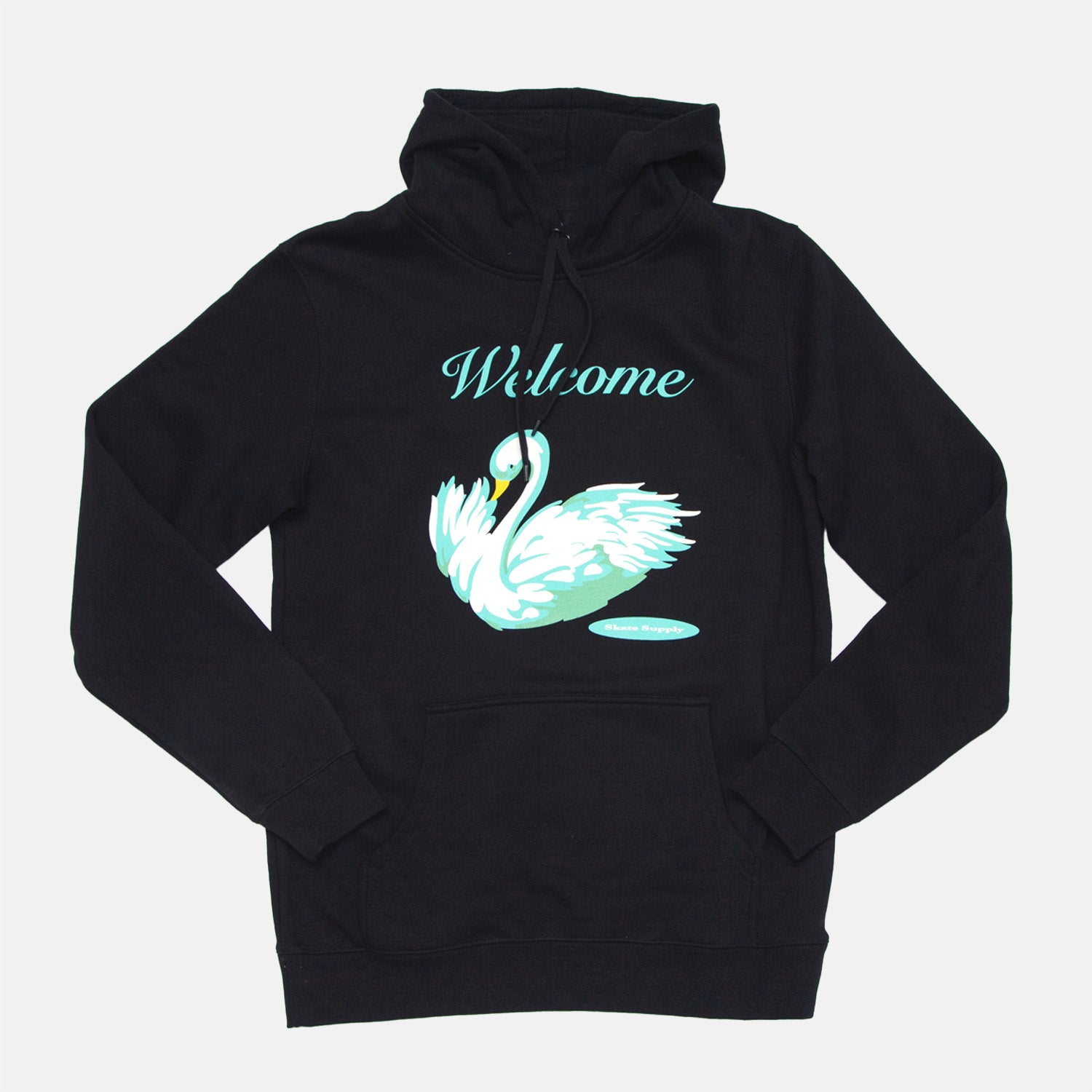 Welcome Skate Store - Swan Hoody - Black