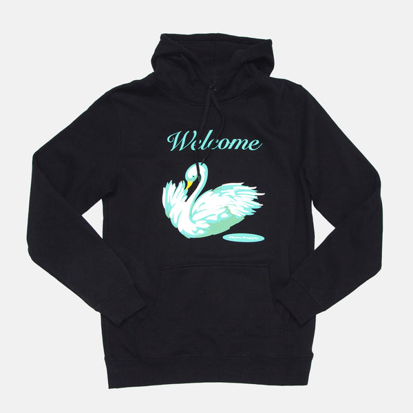 Welcome Skate Store - Swan Hoody - Black