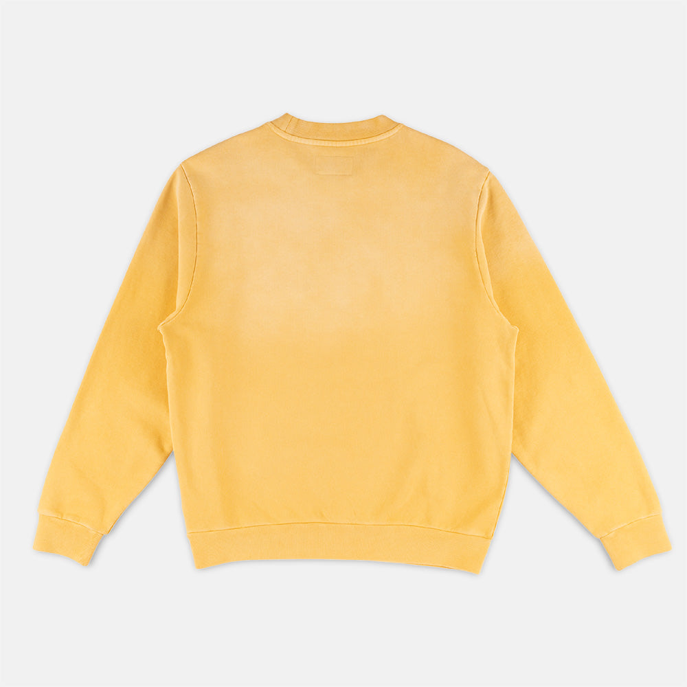 Welcome Skateboards - Vamp Enzyme Wash Pullover Sweatshirt - Mineral Yellow