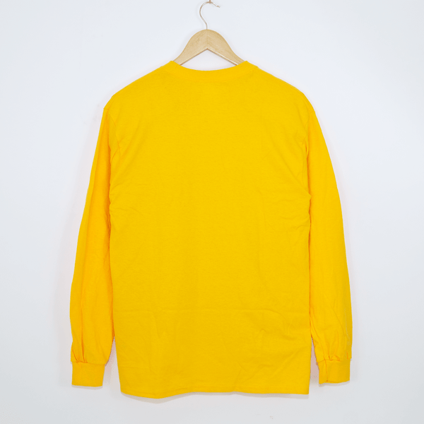 Don't Mess With Yorkshire - Classic Longsleeve T-Shirt - Gold / White