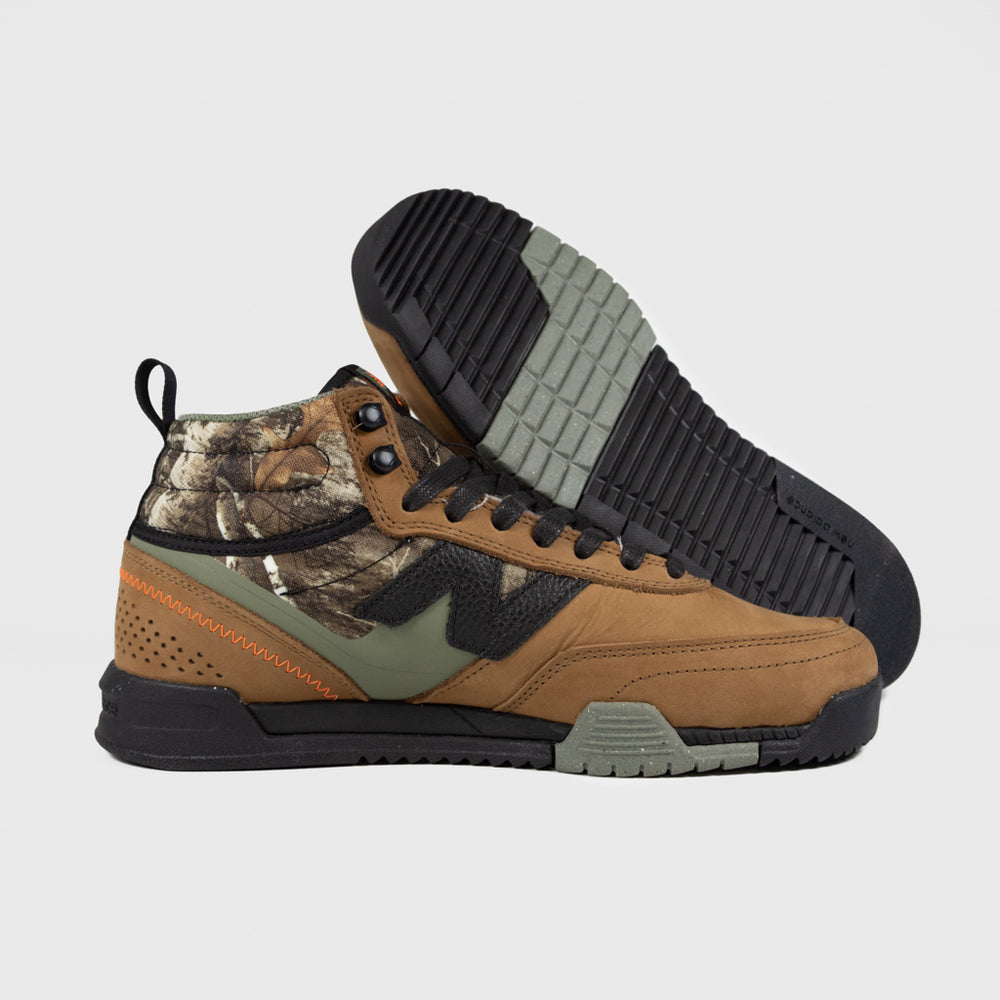 New Balance Numeric Woodland Brown 440 Trail High V2 Shoes
