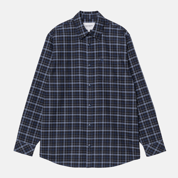 Carhartt WIP - Widmark Longsleeve Flannel Shirt - Widmark Check / Jupiter