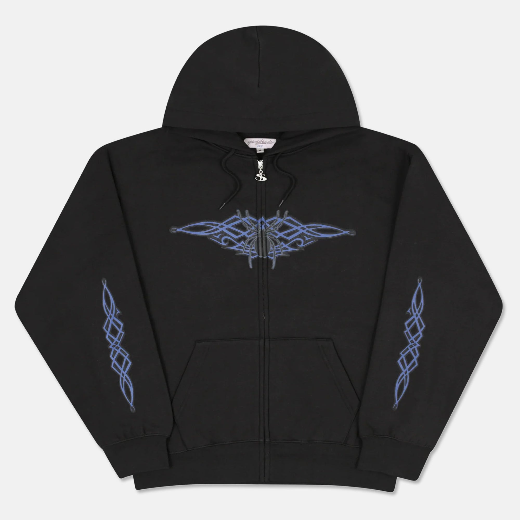 Yardsale - Widow Zip Hooded Sweatshirt - Black