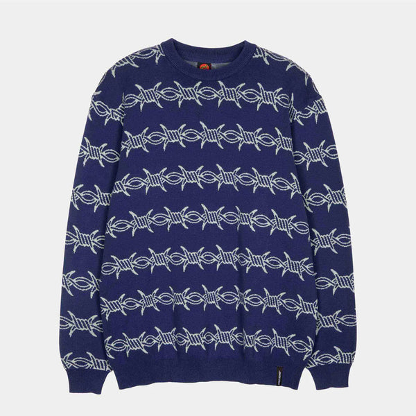 Santa Cruz - Wired Knitted Crew - Midnight Blue