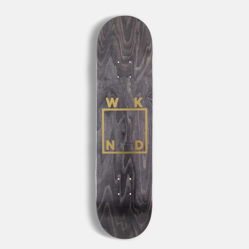 WKND Skateboards - 8.0" Gold Logo Skateboard Deck