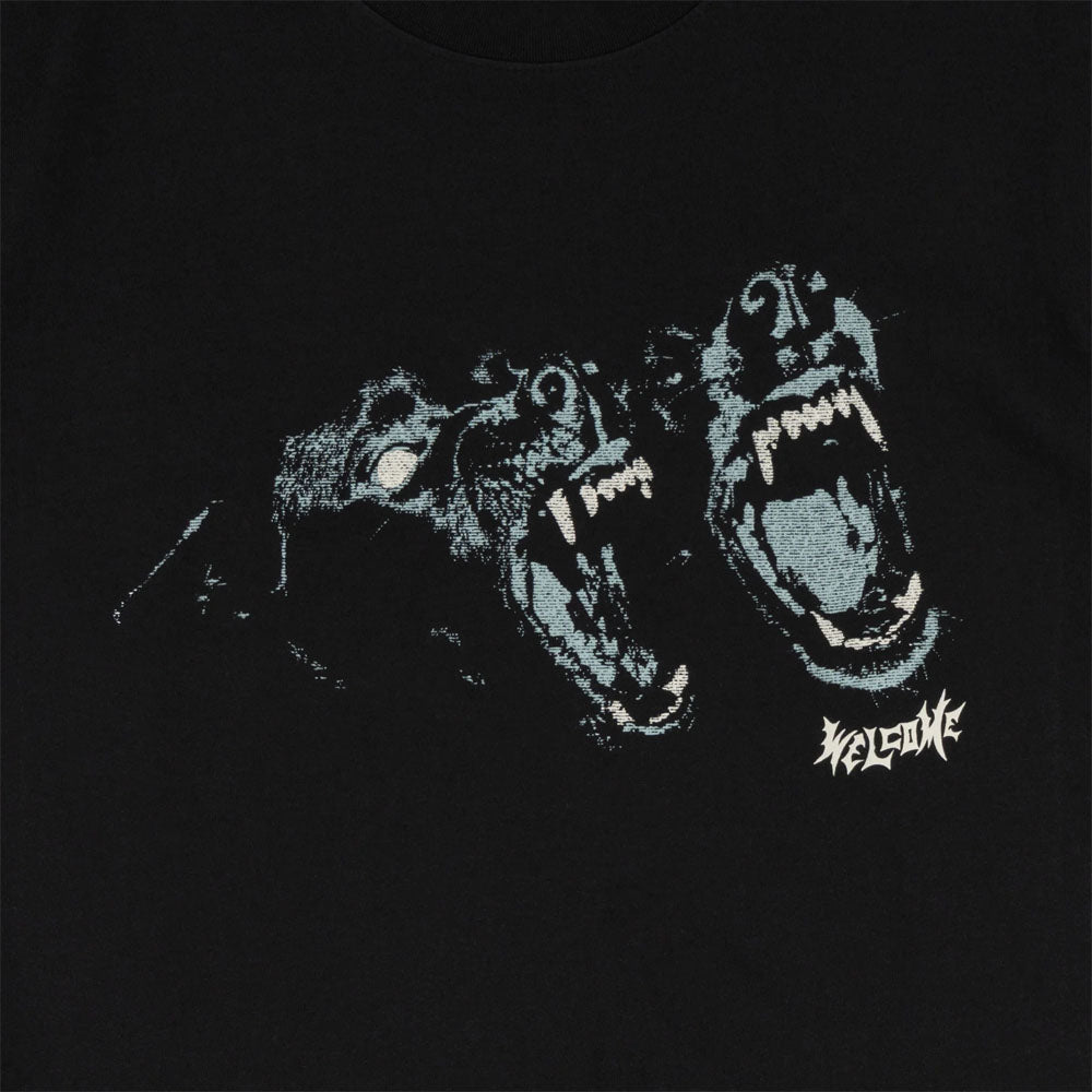 Welcome Skateboards - Woof T-Shirt - Black
