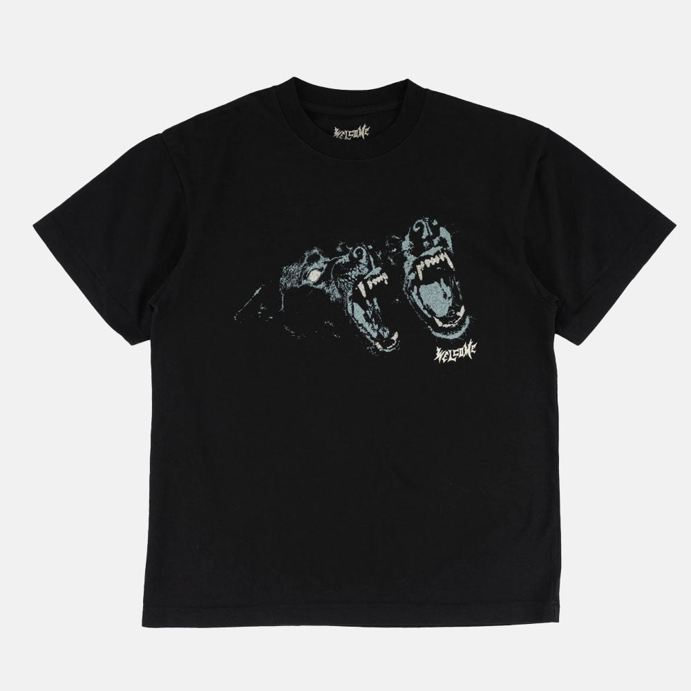 Welcome Skateboards - Woof T-Shirt - Black