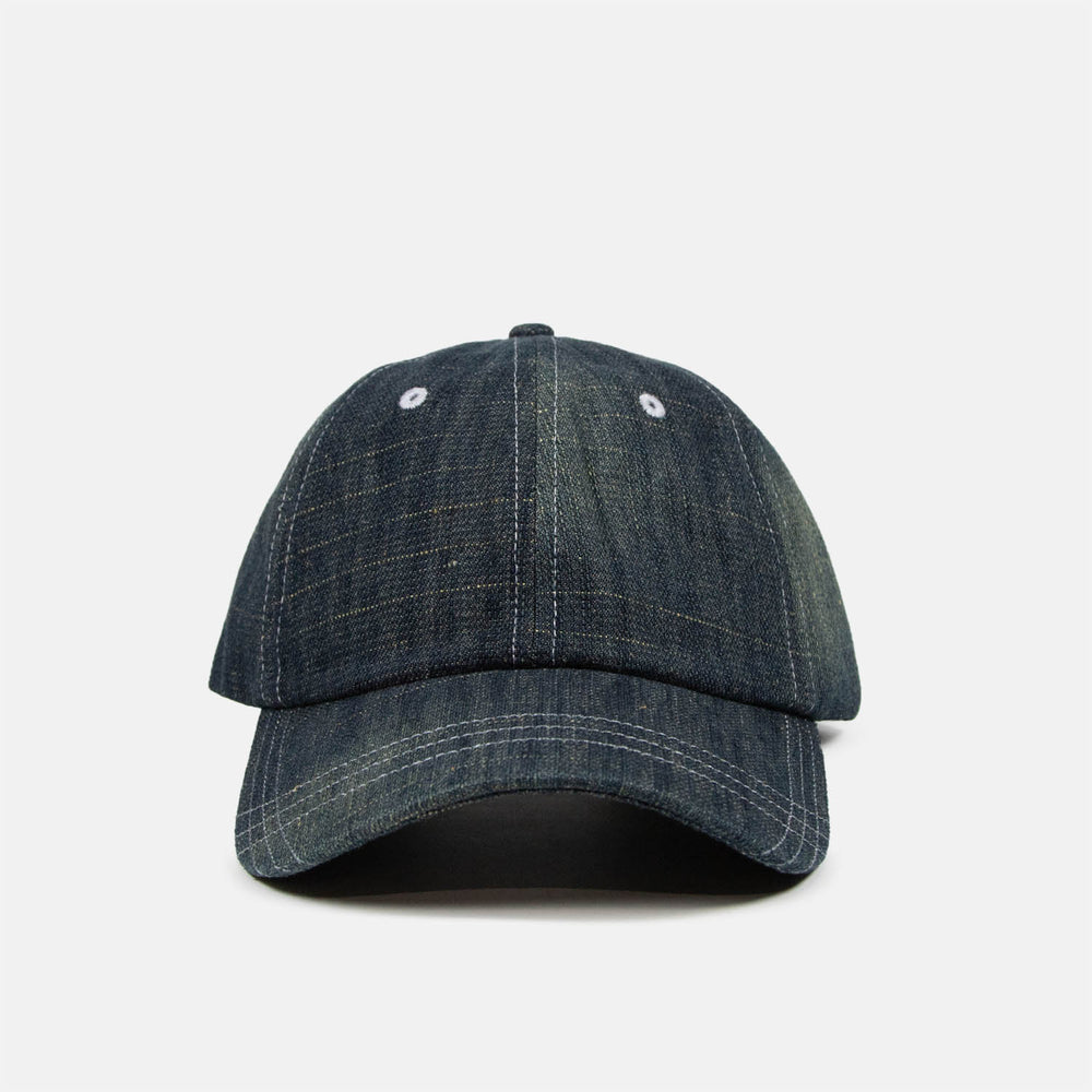 Yardsale - Faded Slub Denim Cap - Black