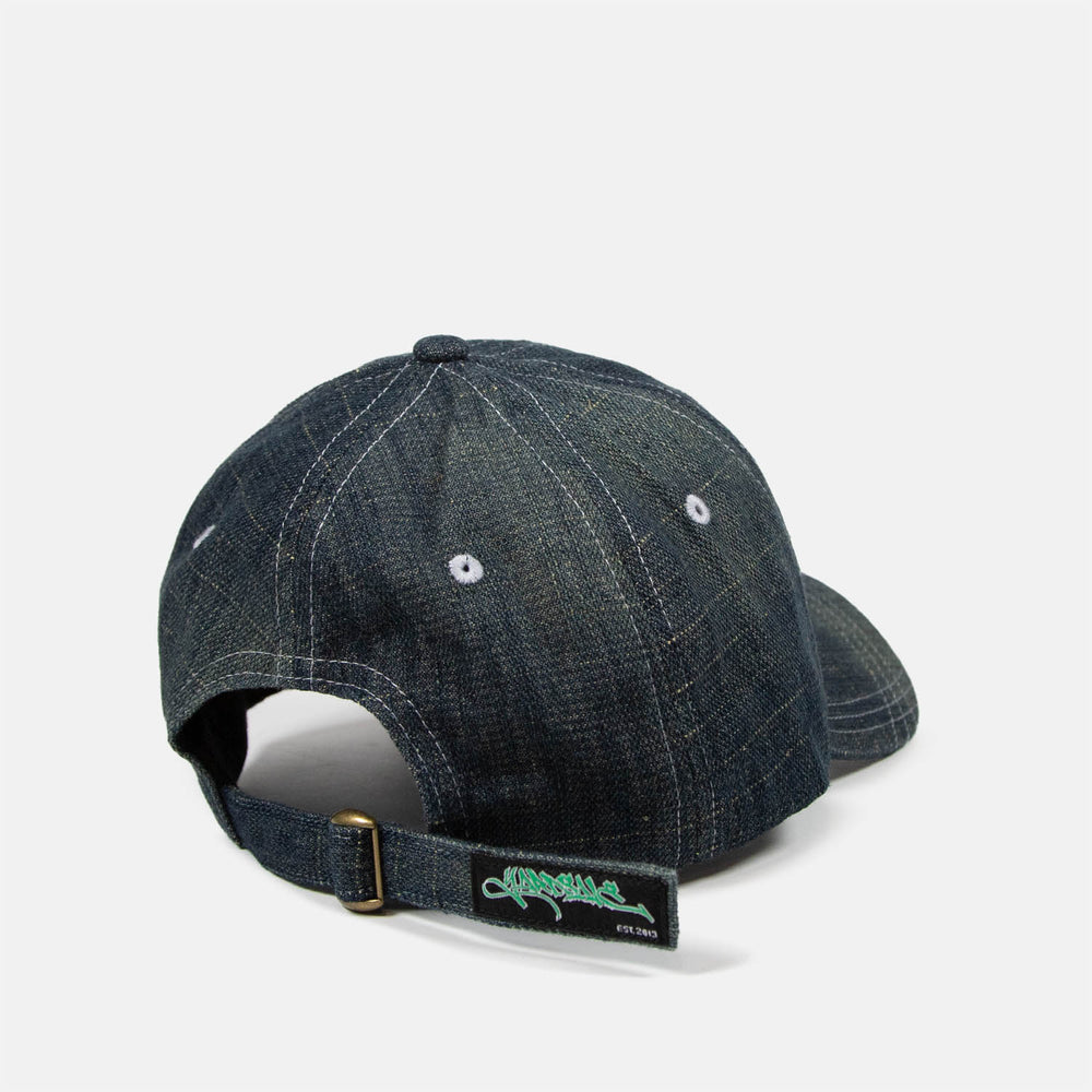 Yardsale - Faded Slub Denim Cap - Black