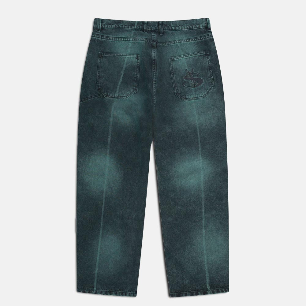 Yardsale - Bleached Phantasy Jeans - Emerald