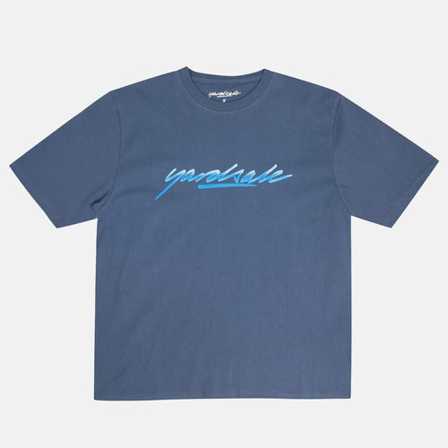 Yardsale - Washed Script T-Shirt - Blue