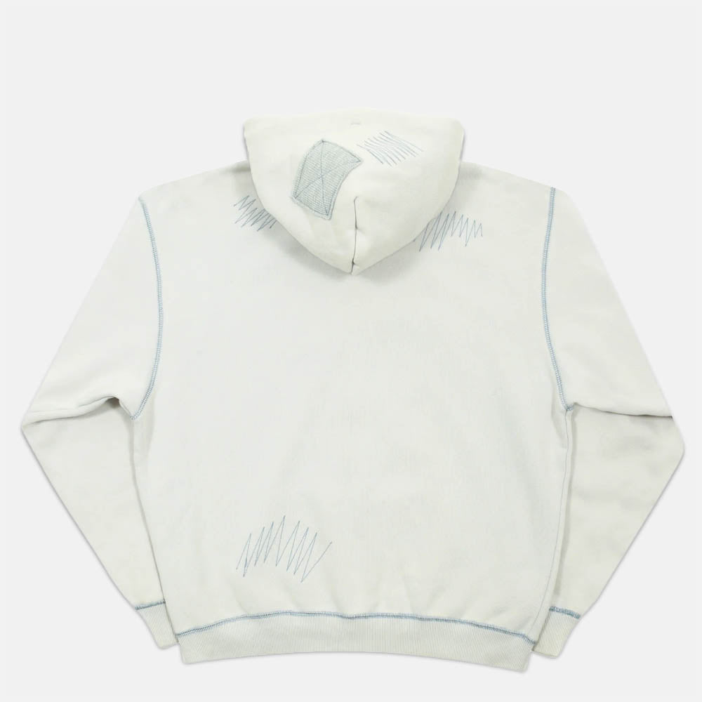 Yardsale - Seance Zip Hooded Sweatshirt - White