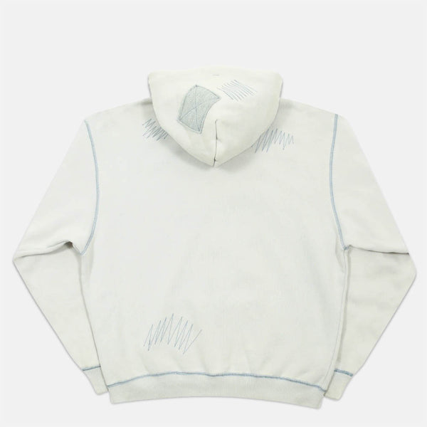 Yardsale - Seance Zip Hooded Sweatshirt - White