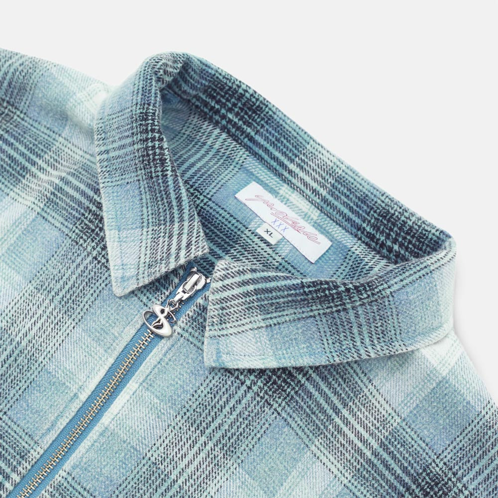 Yardsale - Phantasy Tartan Full Zip Jacket - Blue – Welcome
