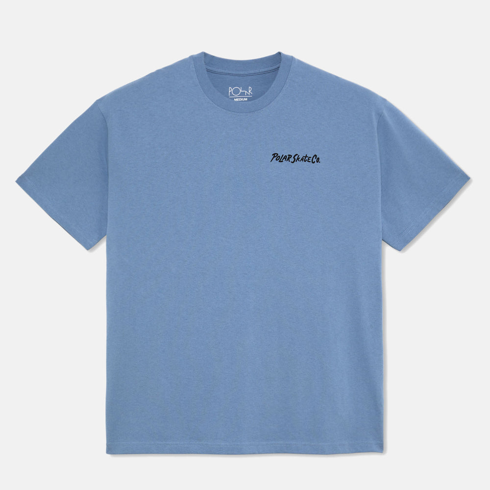Polar Skate Co. - Yoga Trippin' T-Shirt - Oxford Blue