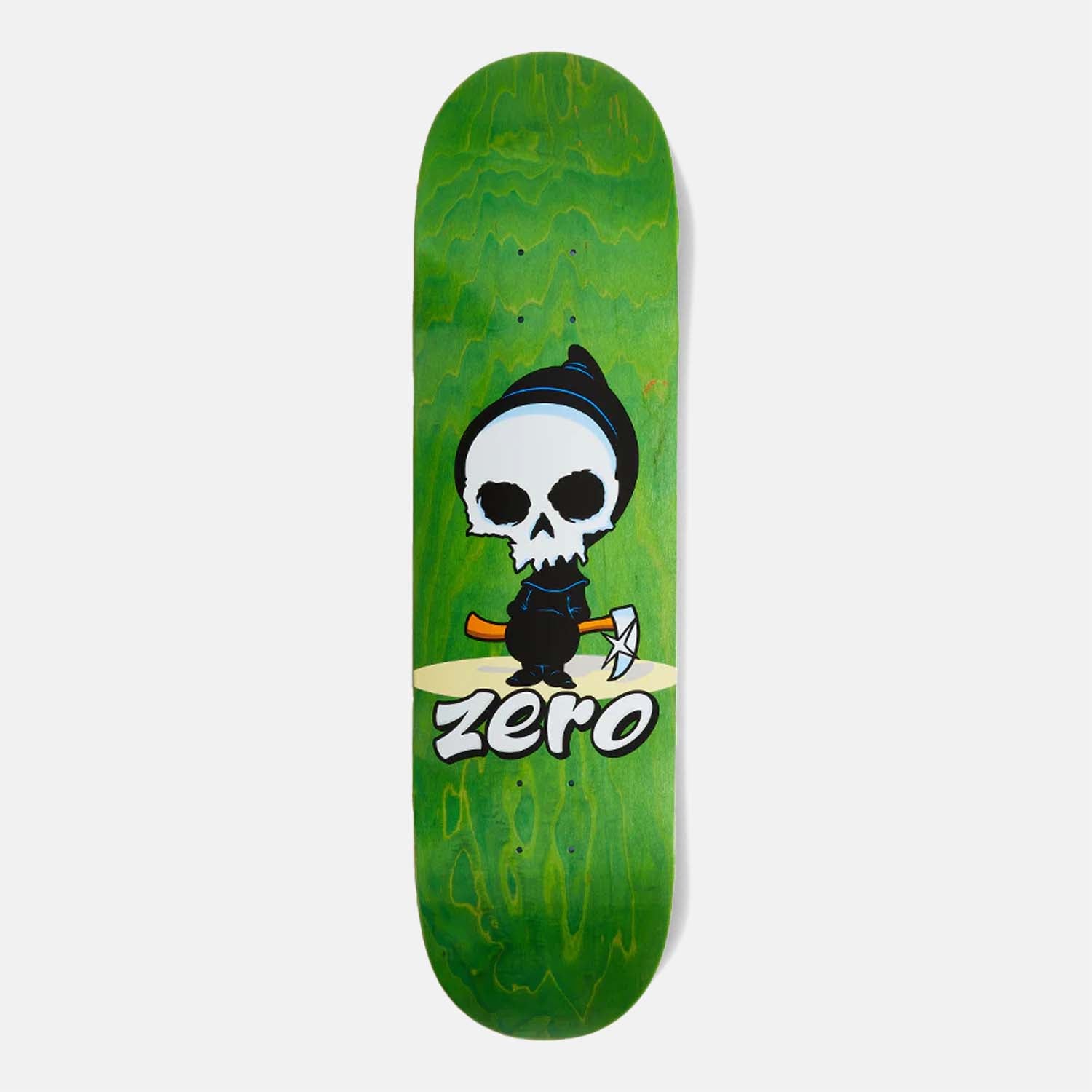 Zero Skateboards - 8.5" Reaper Skateboard Deck - Green Stain